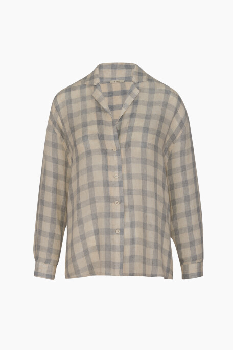 Grey Checkered Shirt