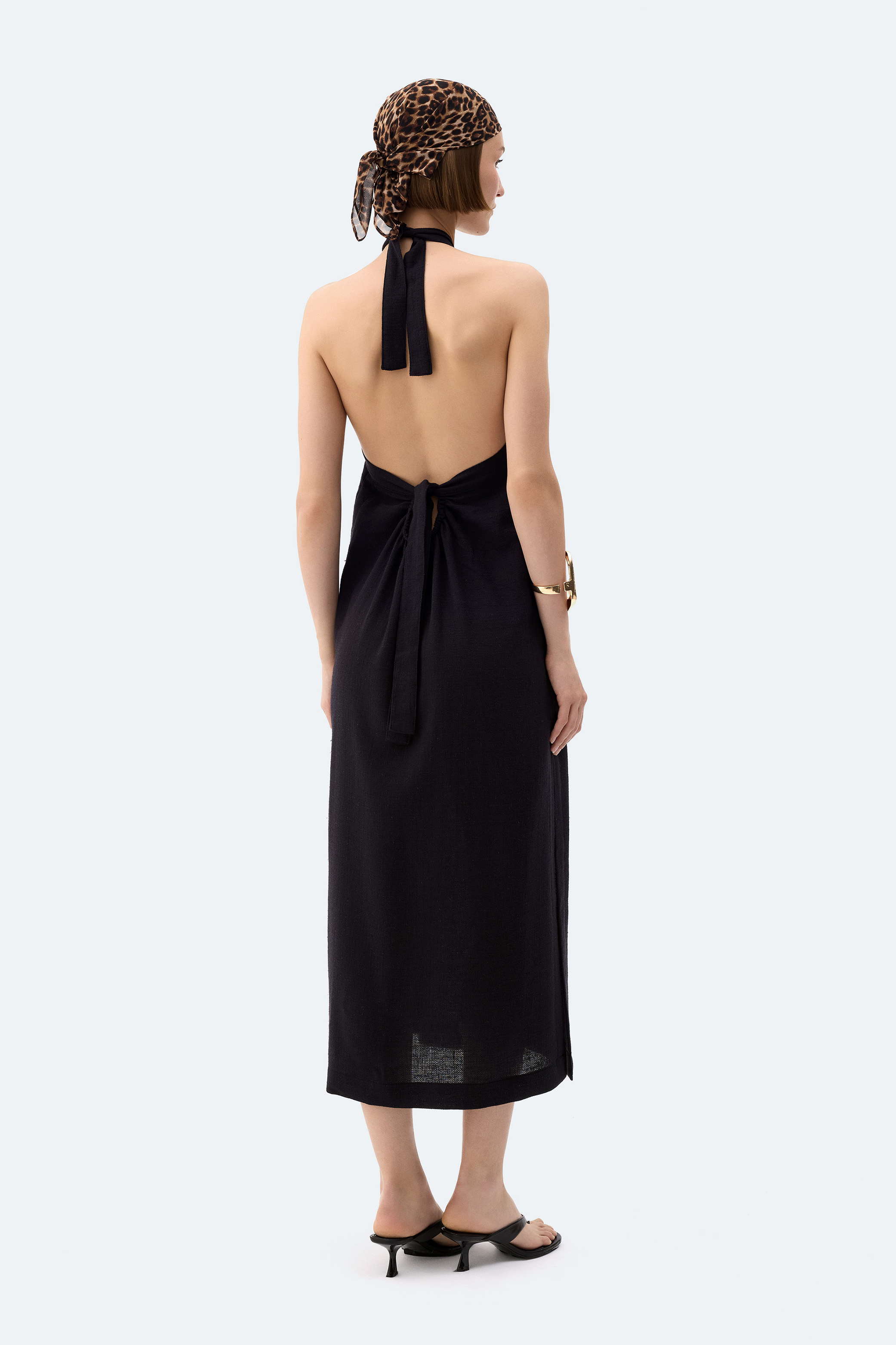 Black Linen Dress