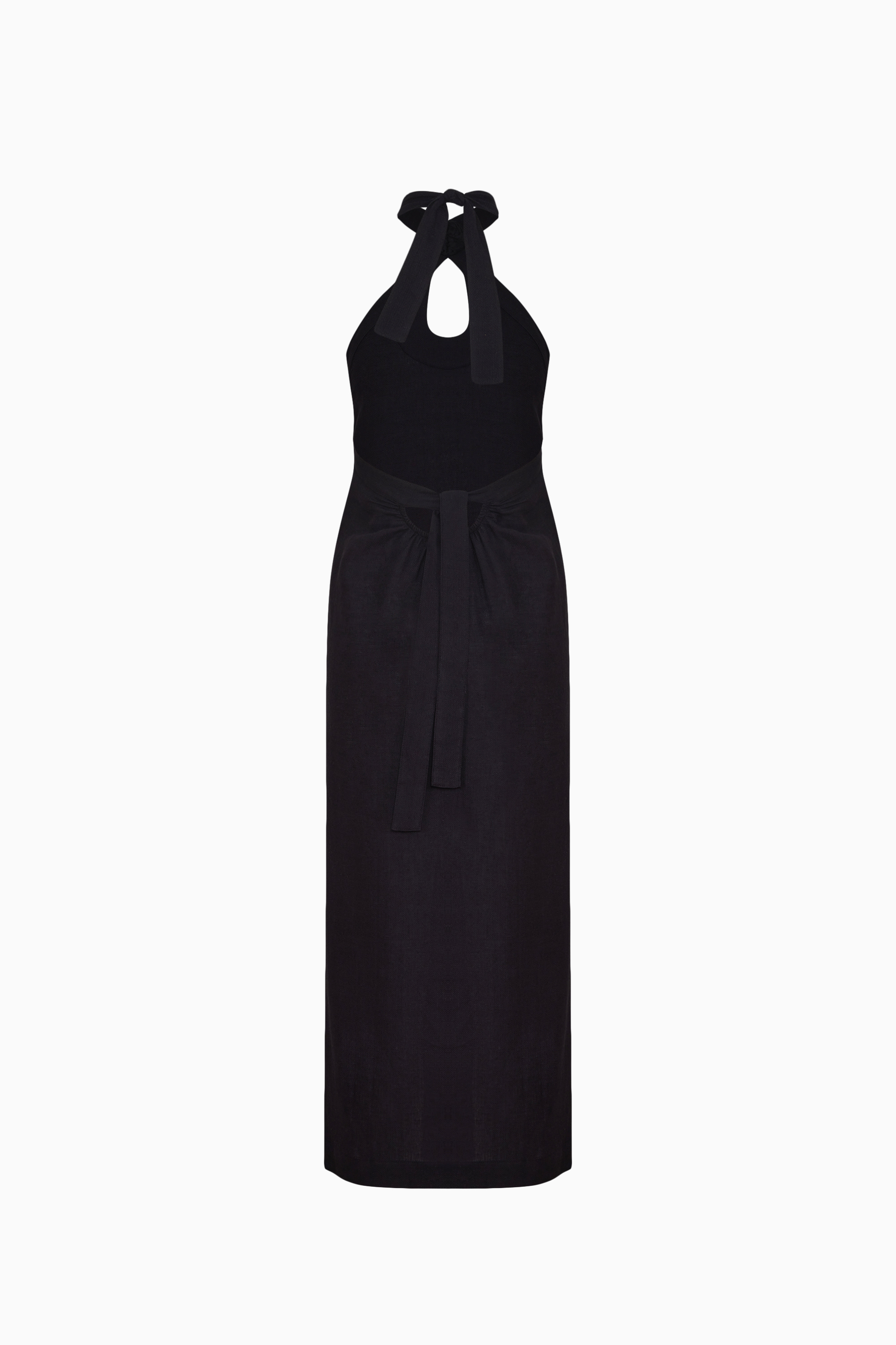 Black Linen Dress