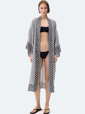 Checkered Kimono