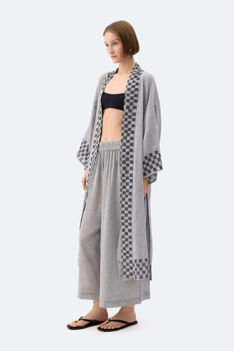 Checkered Kimono