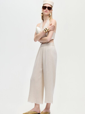 Linen Natural Pants