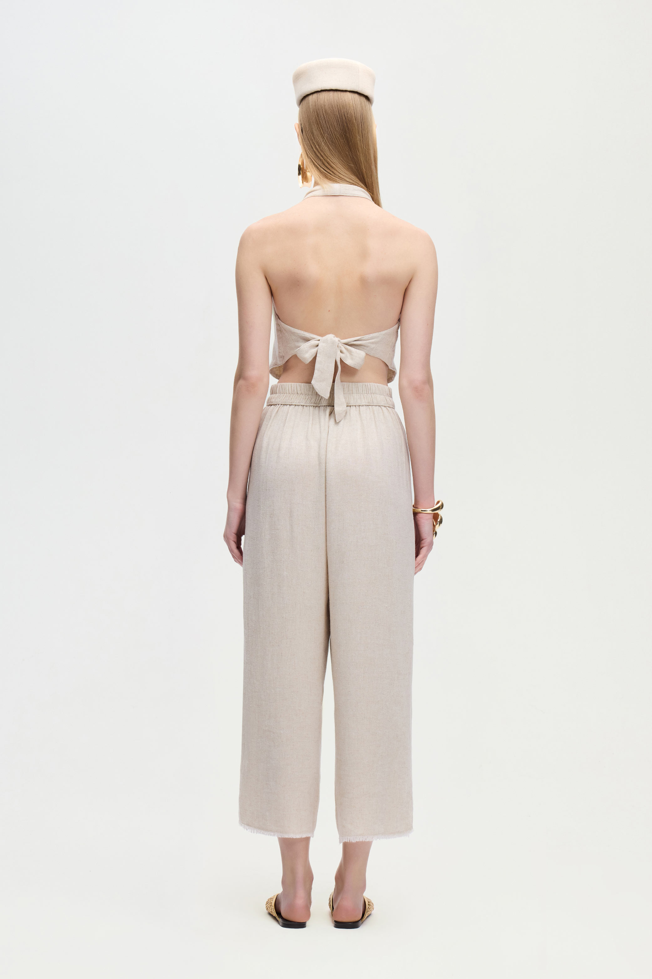Linen Natural Pants