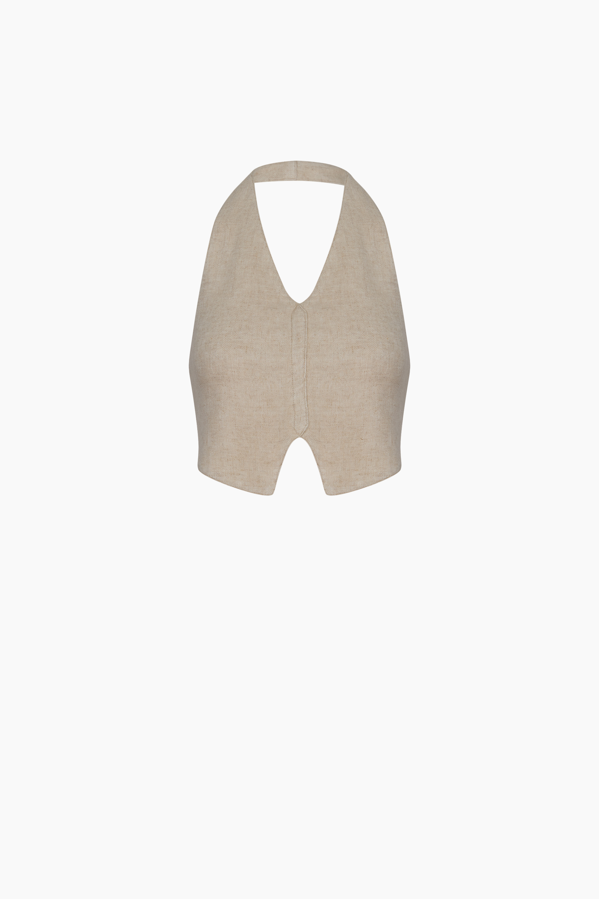 Linen Natural Waistcoat