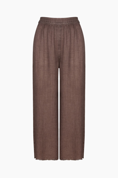 Linen Brown Pants