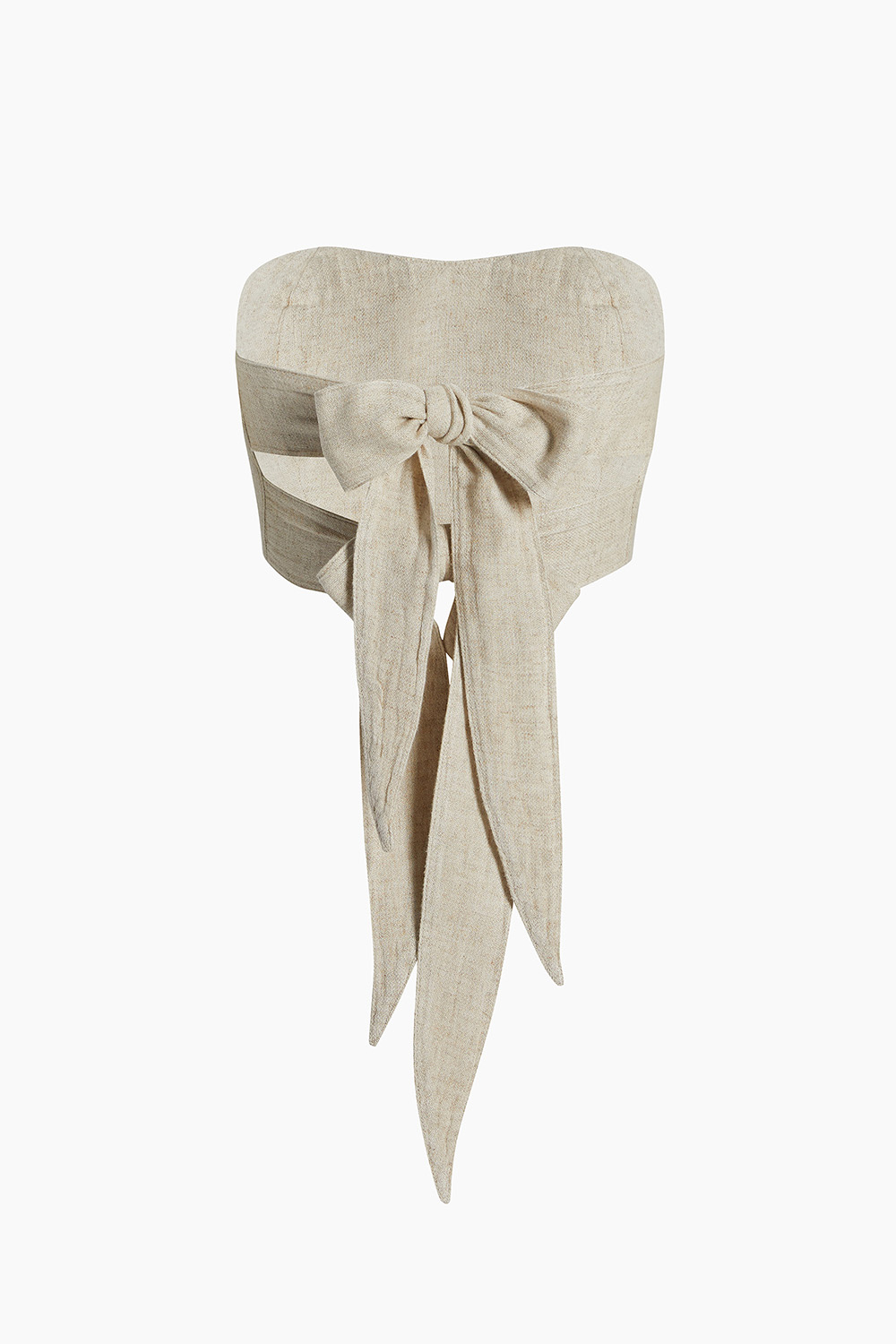 Linen Bandeau Top