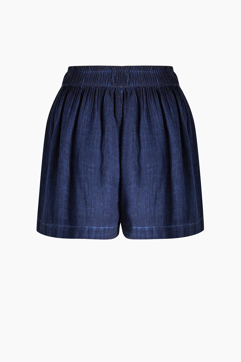 Linen Navy Shorts