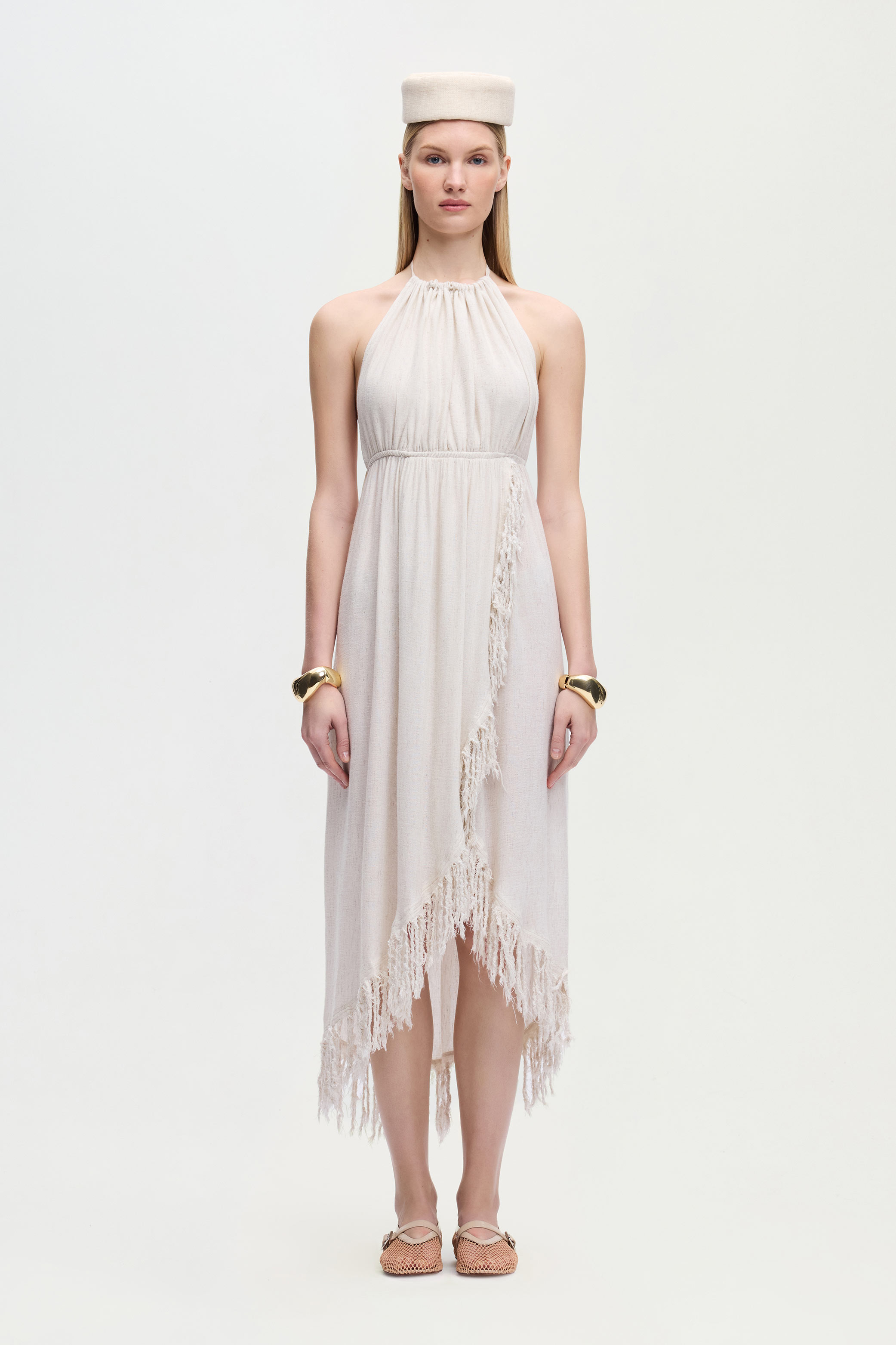 Hemp Halter Neck Dress