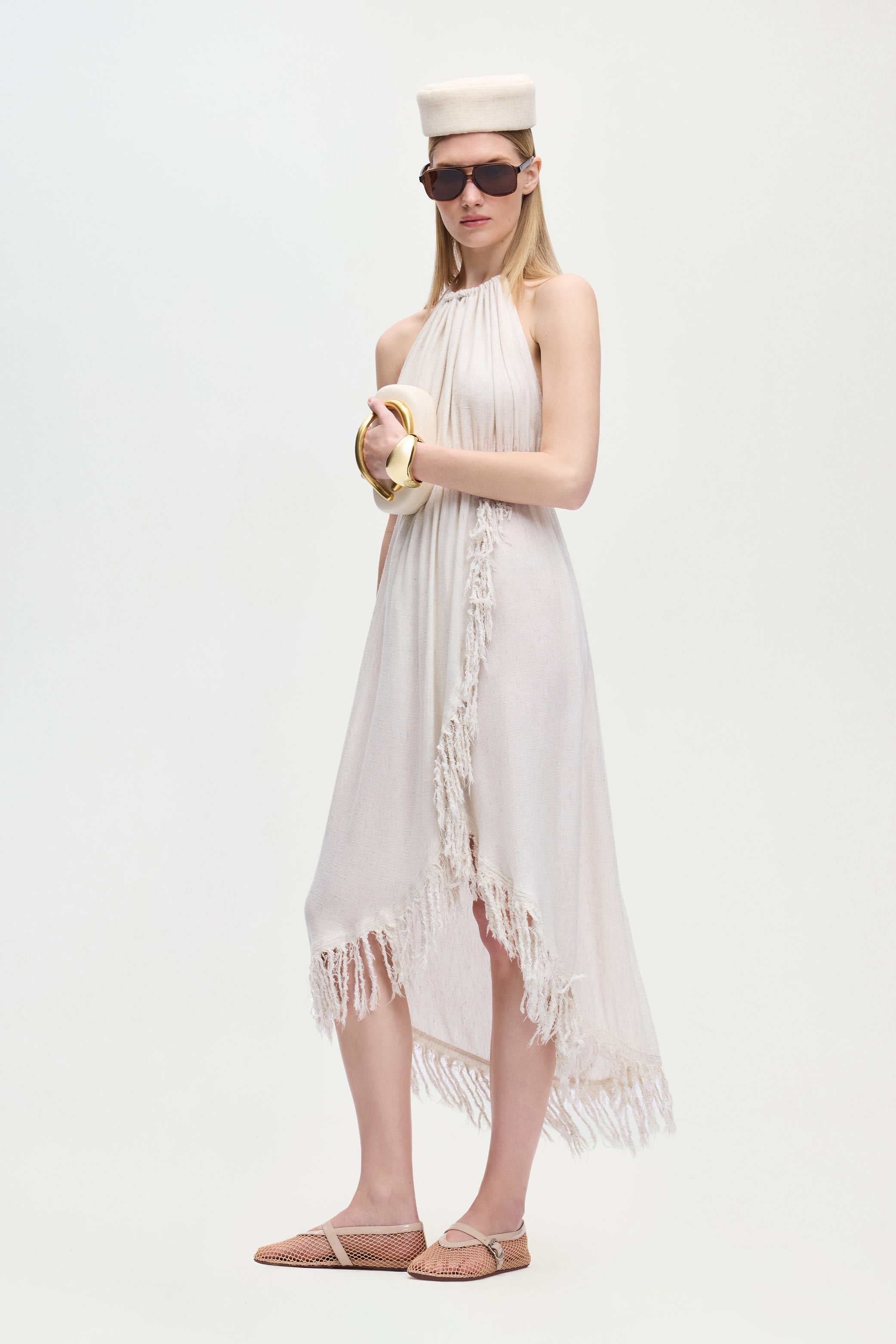 Hemp Halter Neck Dress