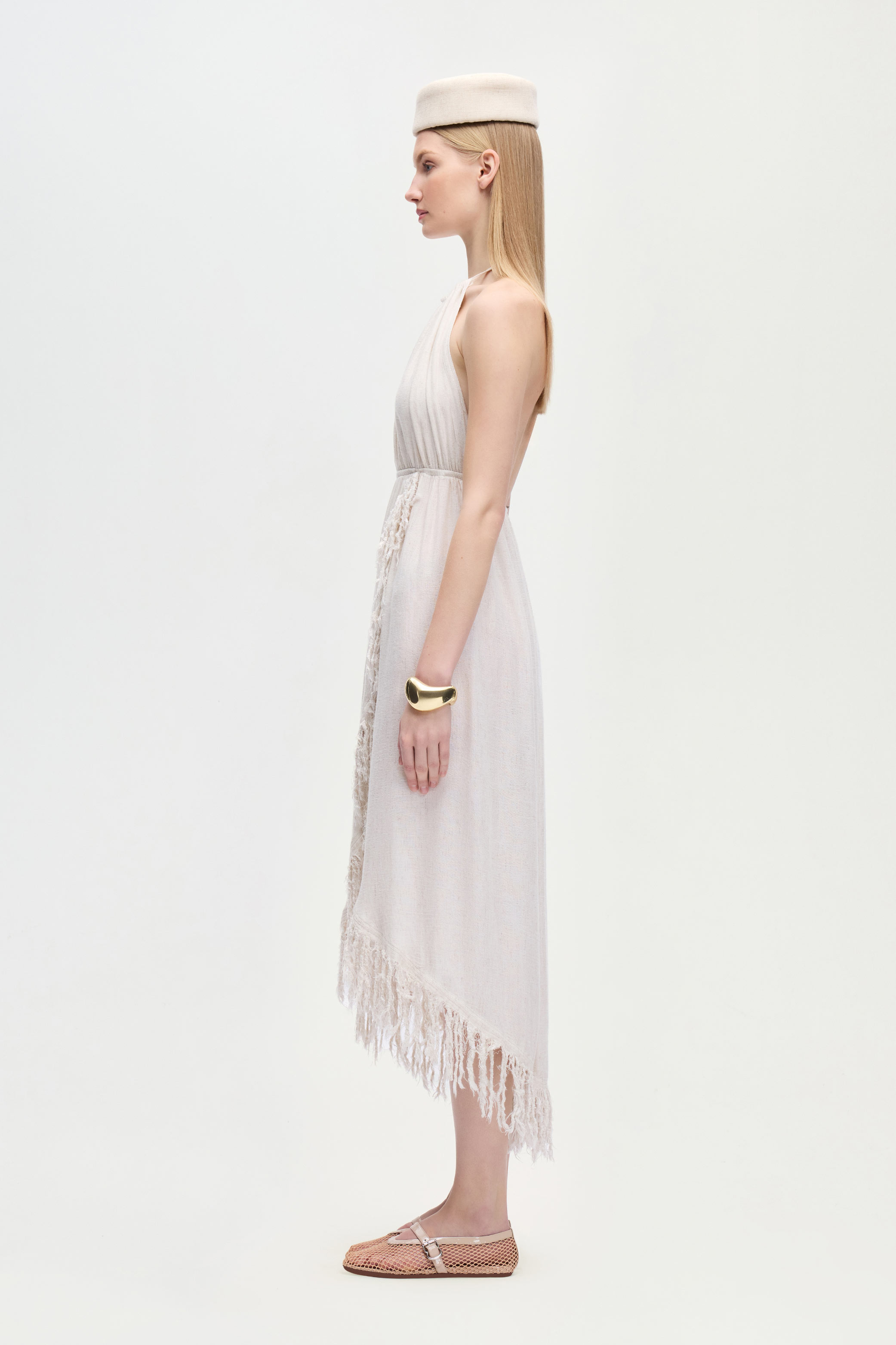 Hemp Halter Neck Dress