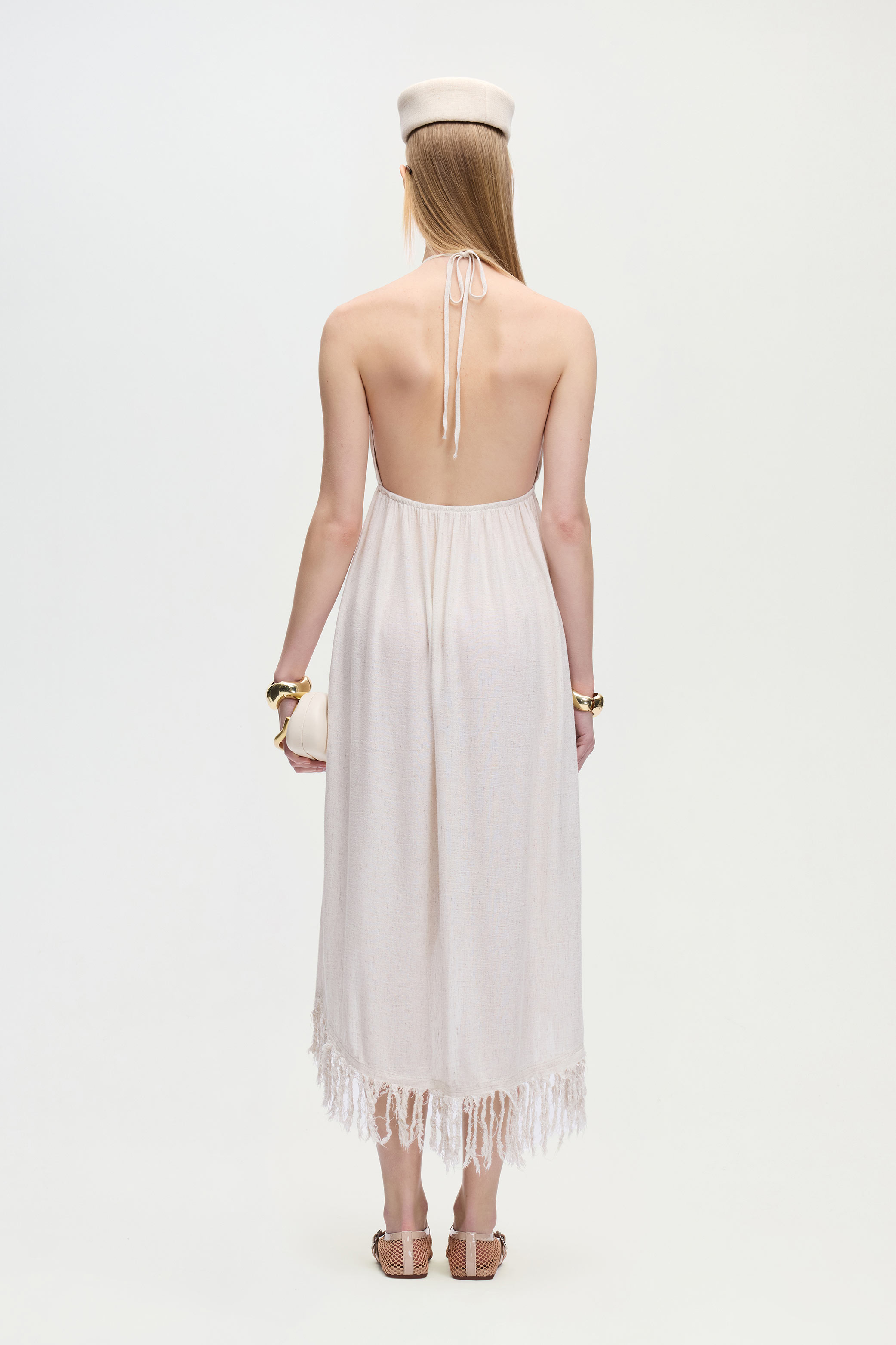 Hemp Halter Neck Dress