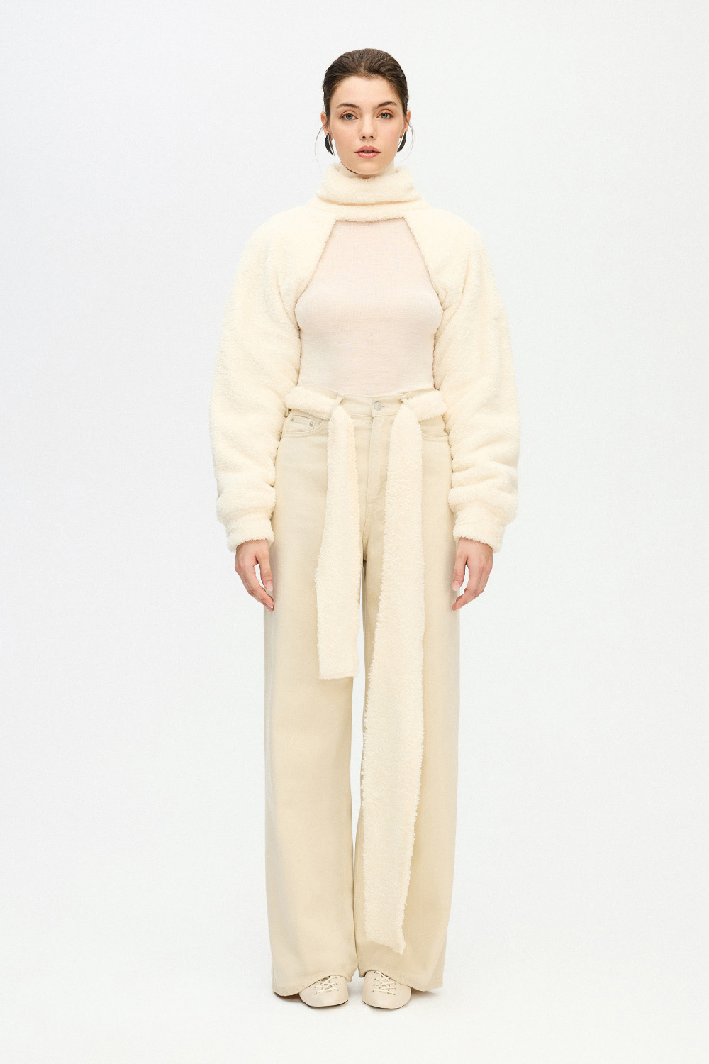 Sherpa Bolero Blouse