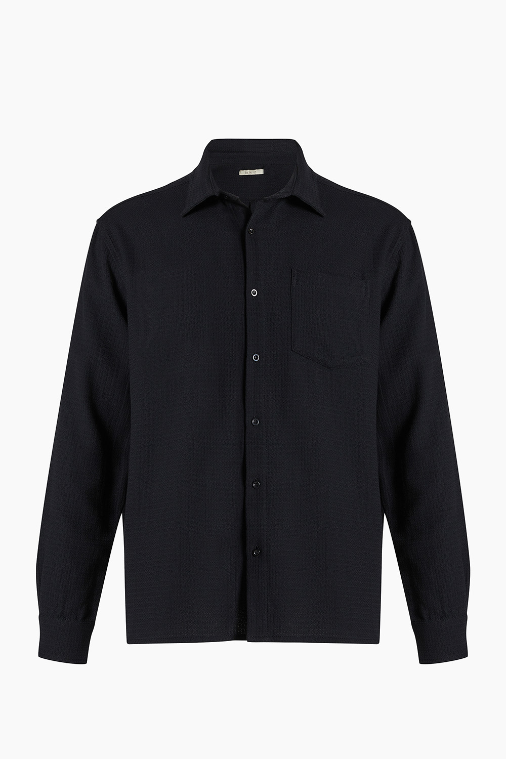 Men’S Cotton Black Shirt