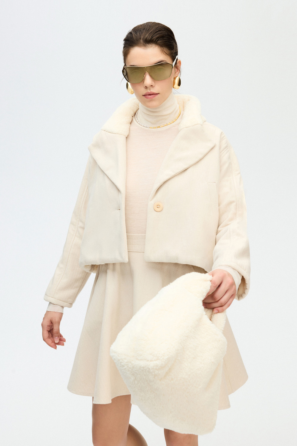 Herringbone Sherpa Jacket