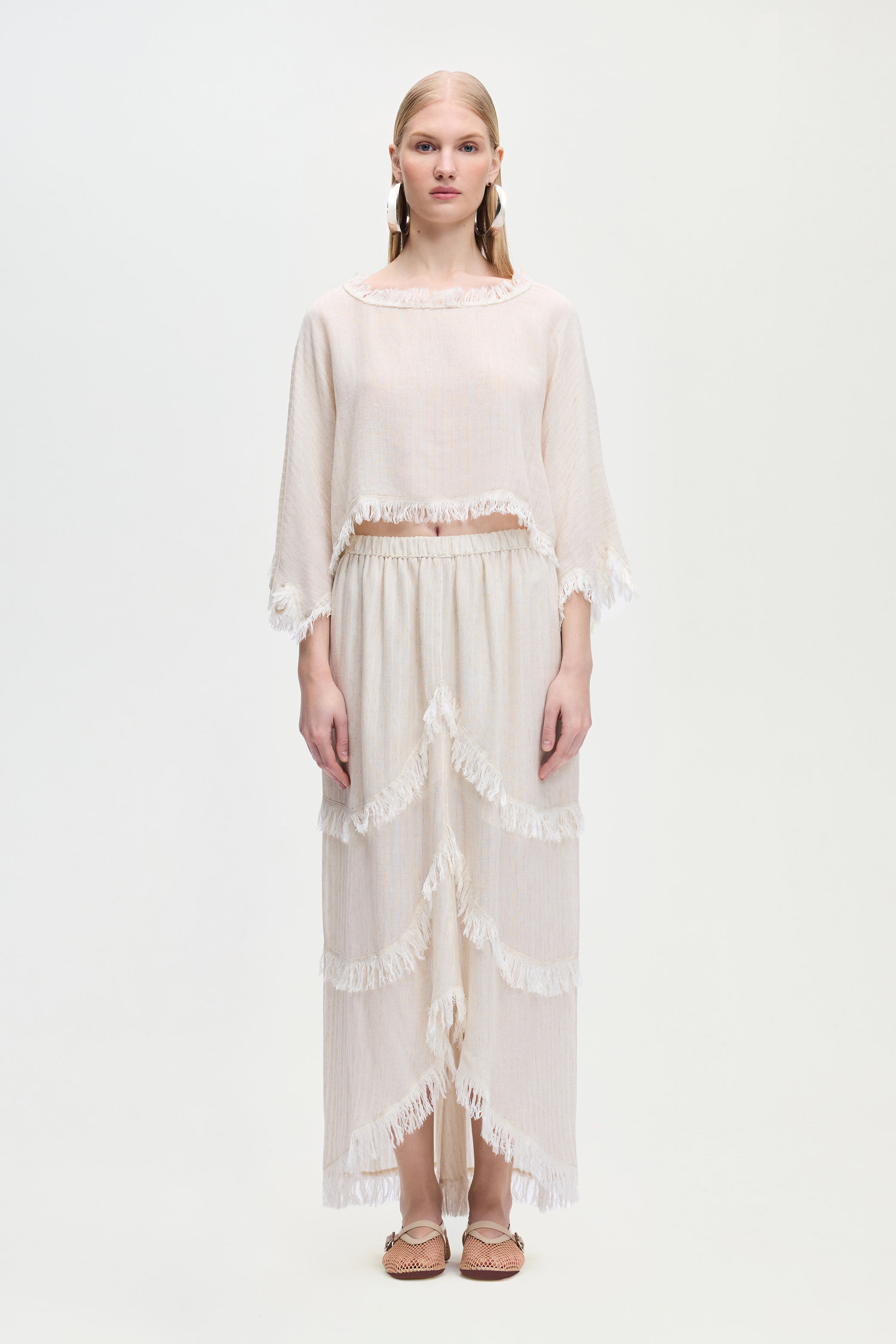 Natural Asymmetric Skirt