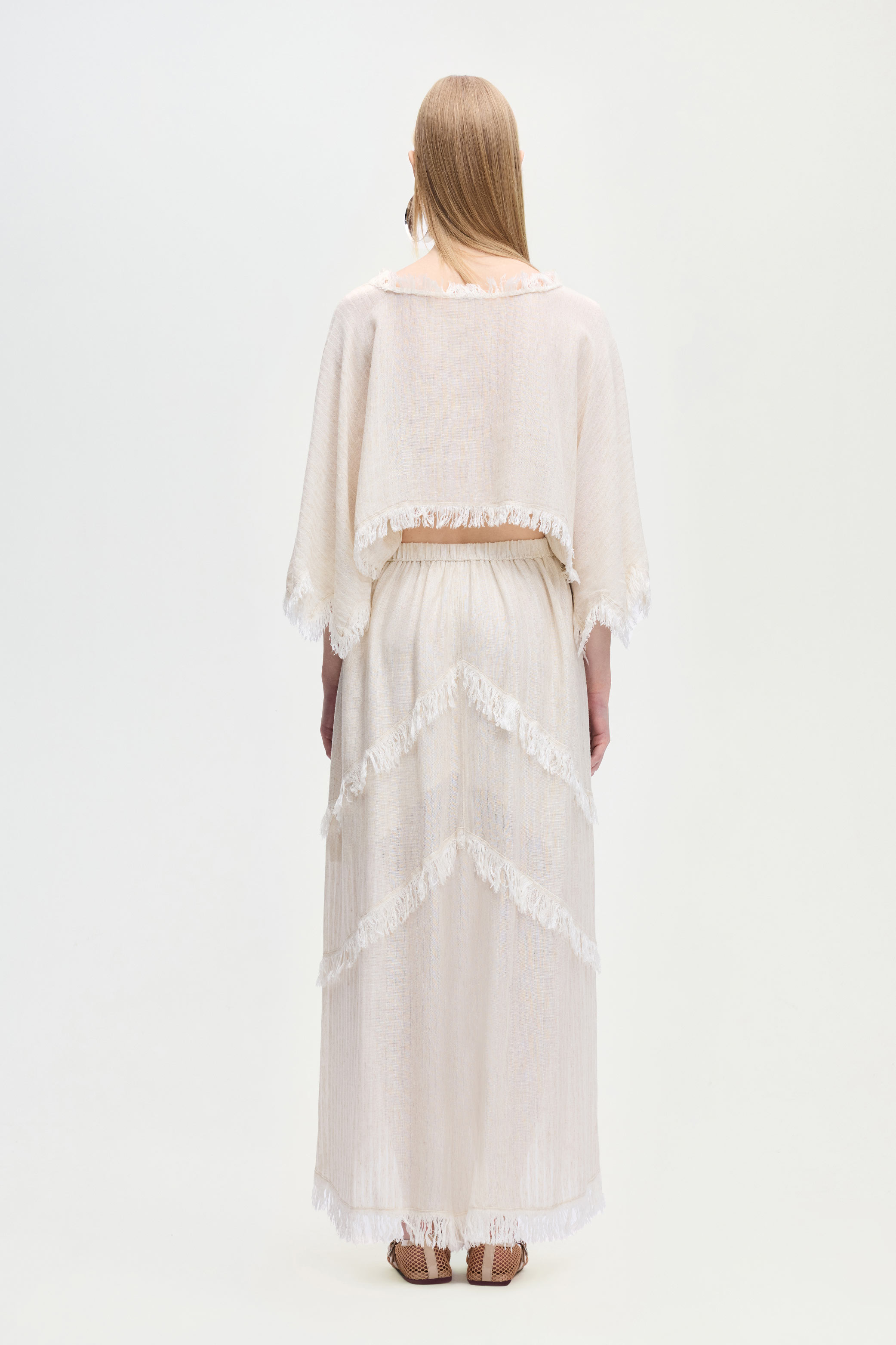 Natural Asymmetric Skirt