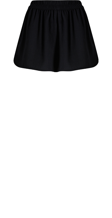 Cotton Black Shorts