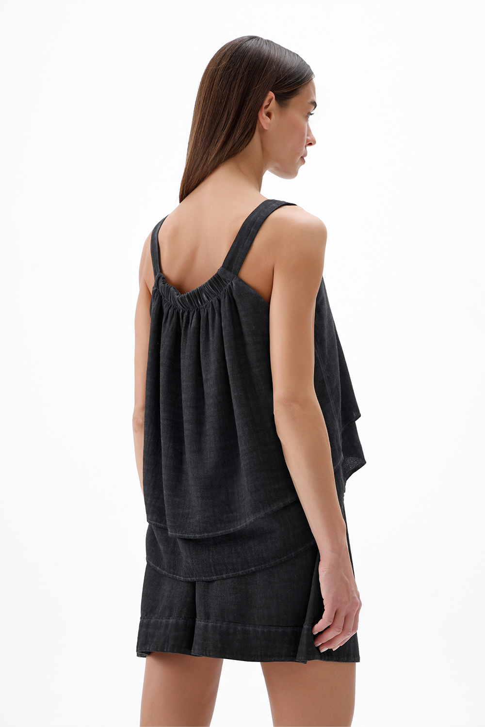 Black Tank Blouse