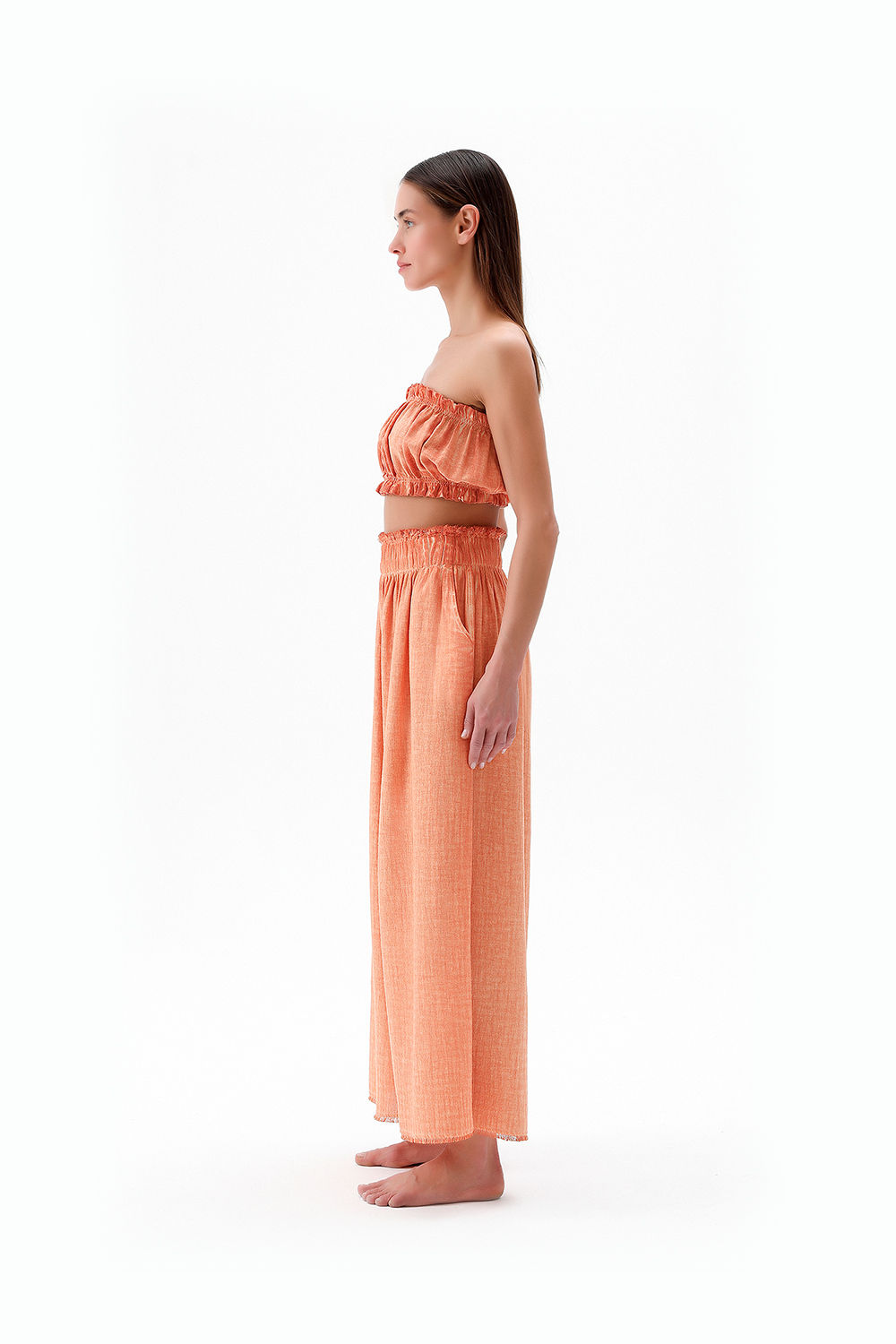Orange Palazzo Pants