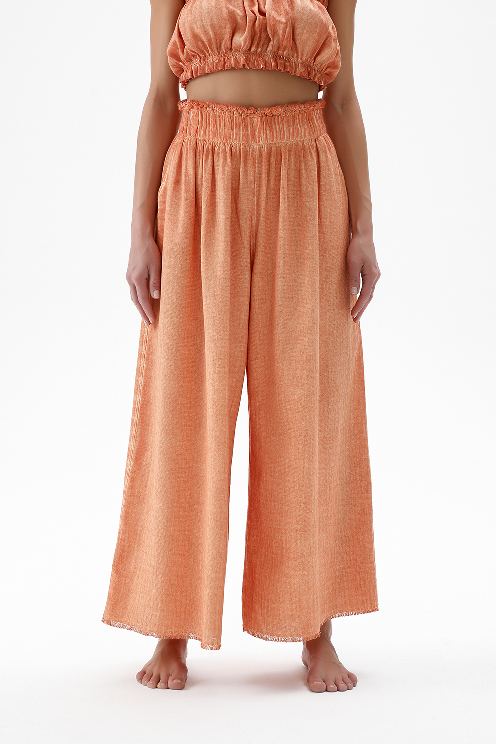 Orange Palazzo Pants