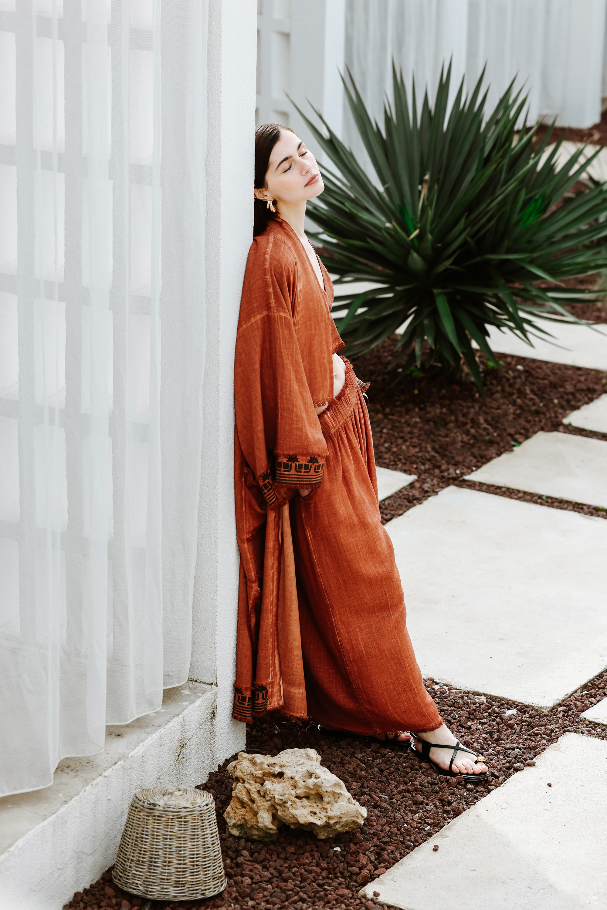 Terracotta Palazzo Pants