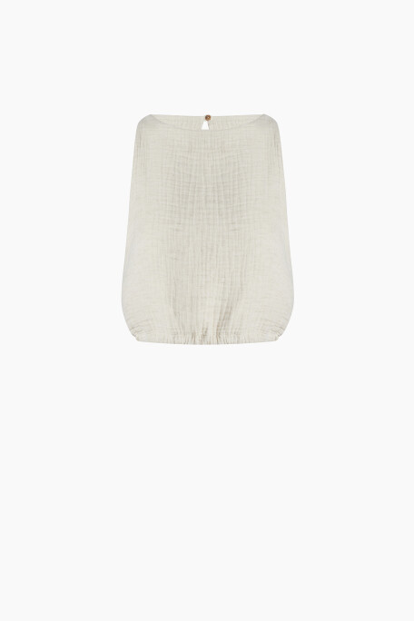 Crinkle Linen Tank Top