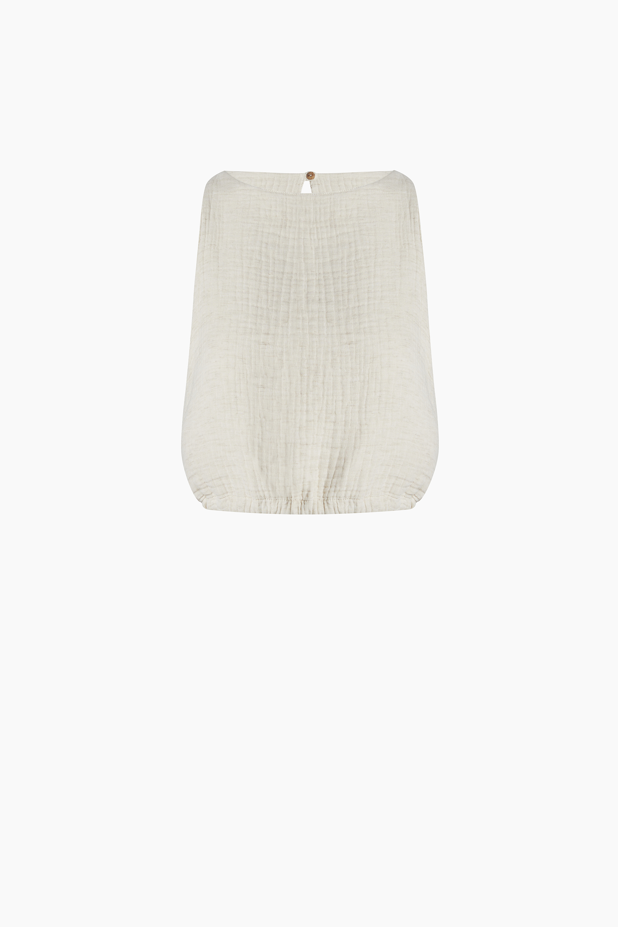 Crinkle Linen Tank Top