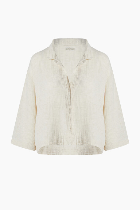 Crinkle Linen Shirt