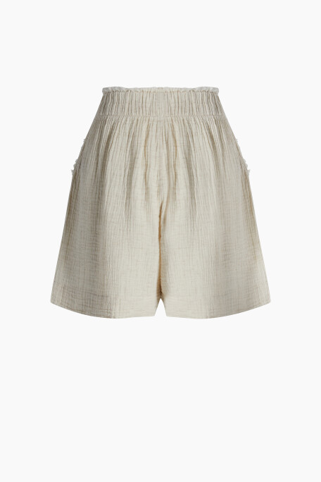 Crinkle Linen Shorts