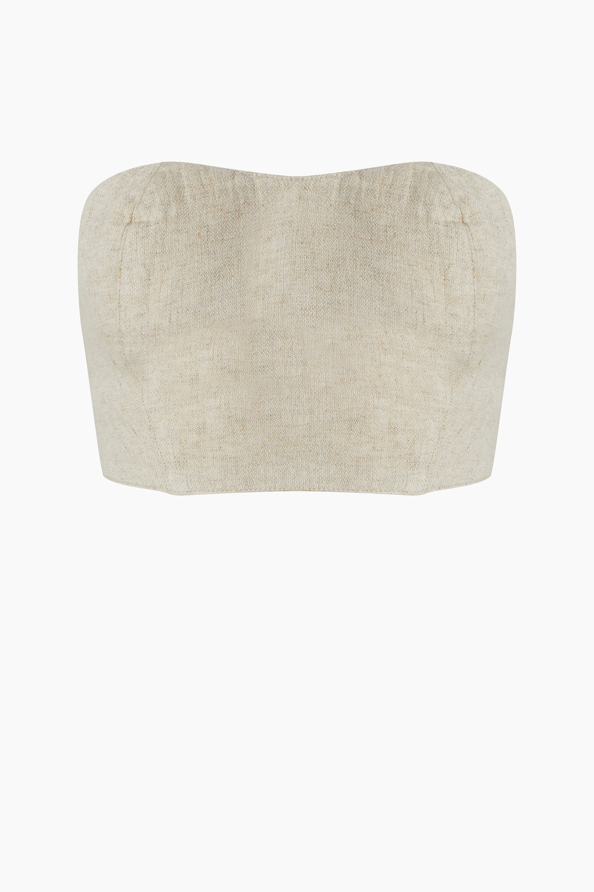 Linen Bandeau Top