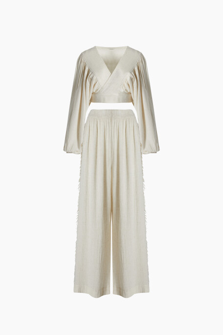 Lightweight Linen Pants Set