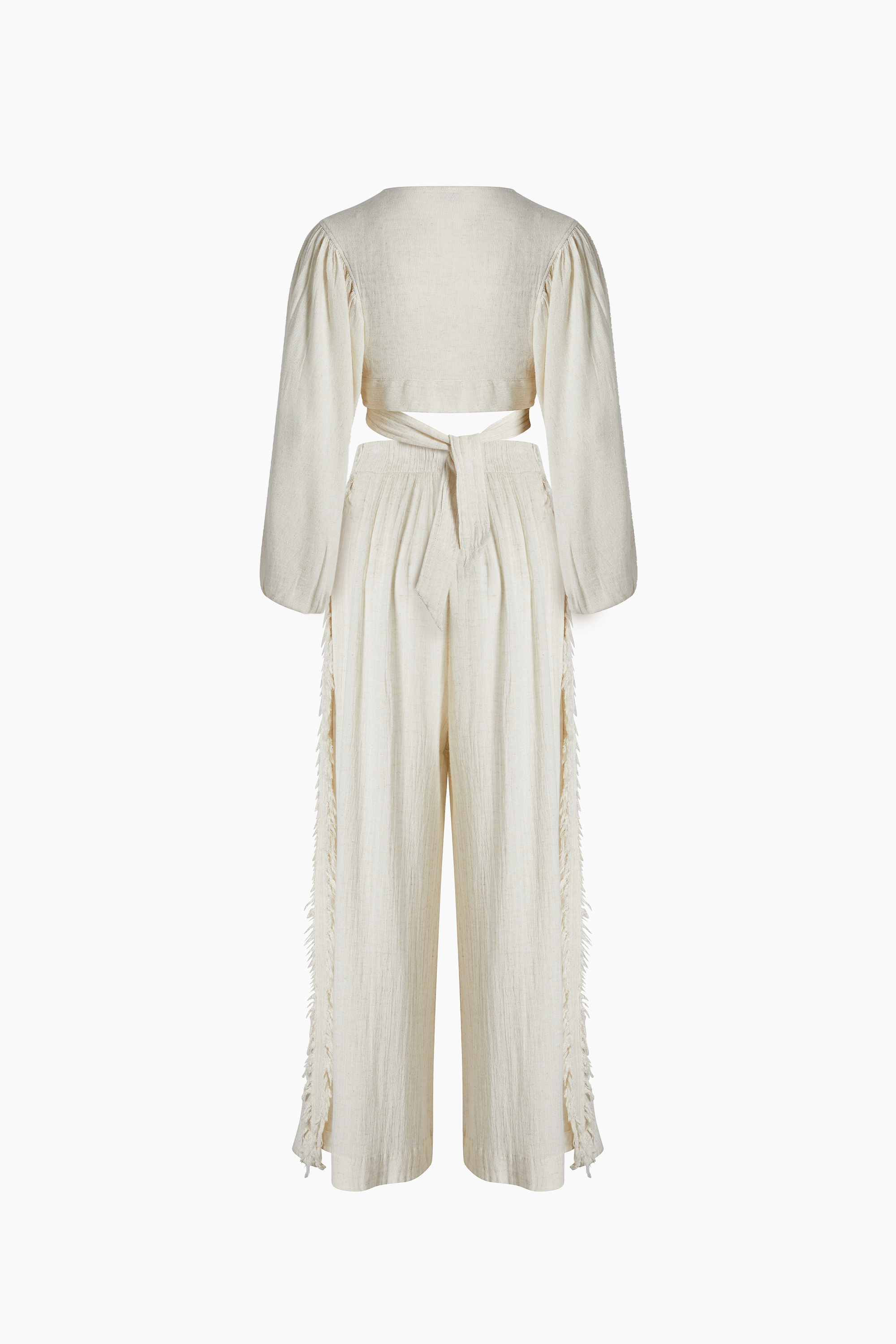 Lightweight Linen Pants Set