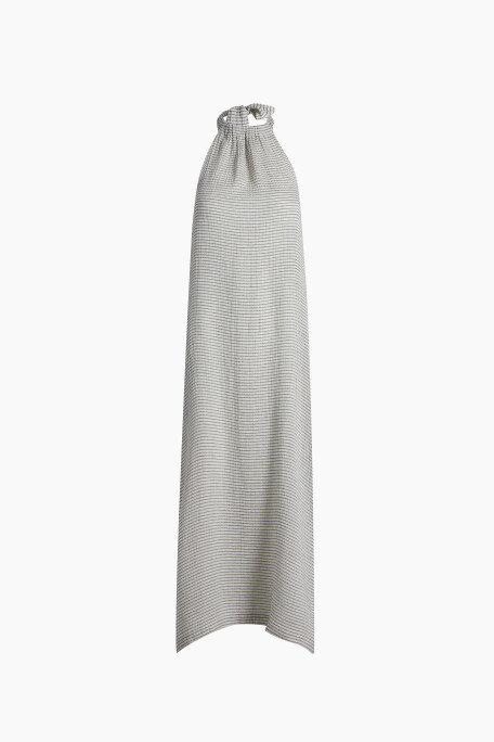 Lyocell Striped Linen Dress