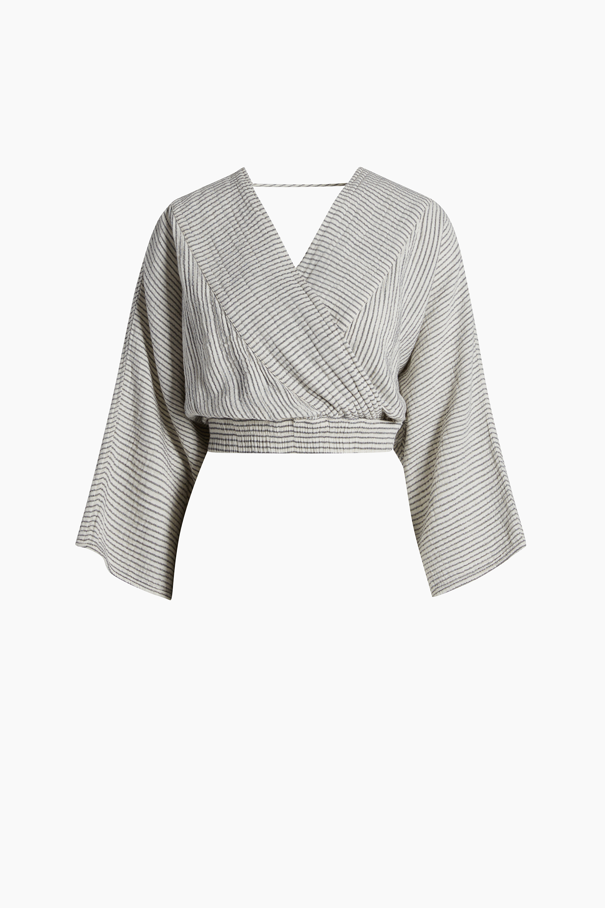 Crinkle Striped Blouse
