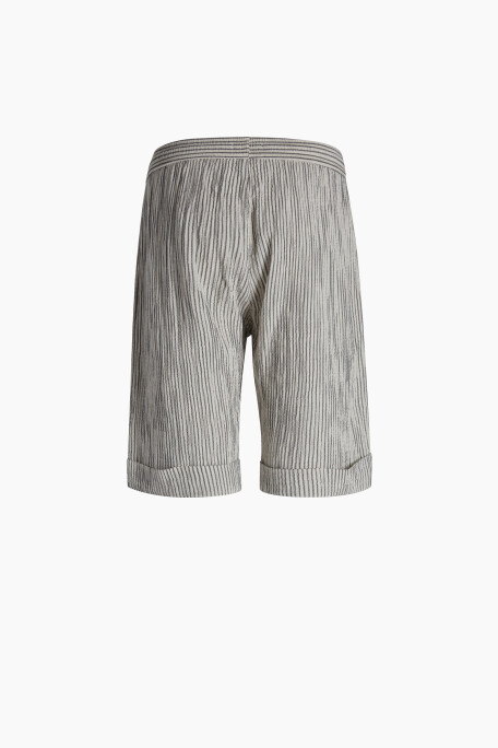 Men's Crinkle Striped Linen Shorts
