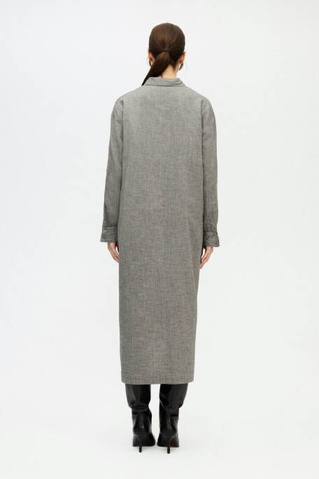 Grey Shirt Dress