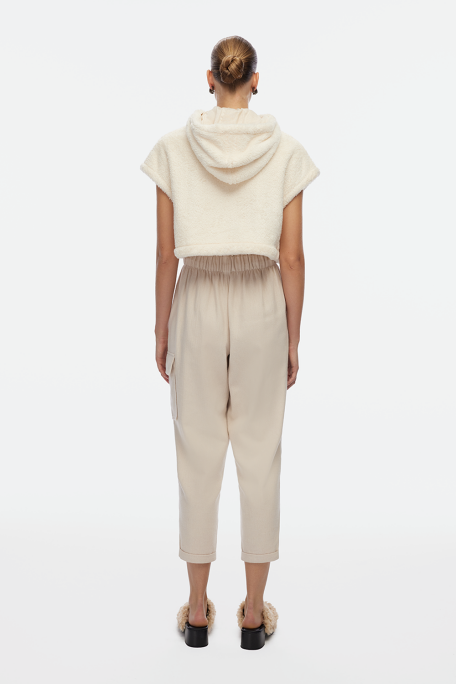 Sherpa Crop Waiscoat