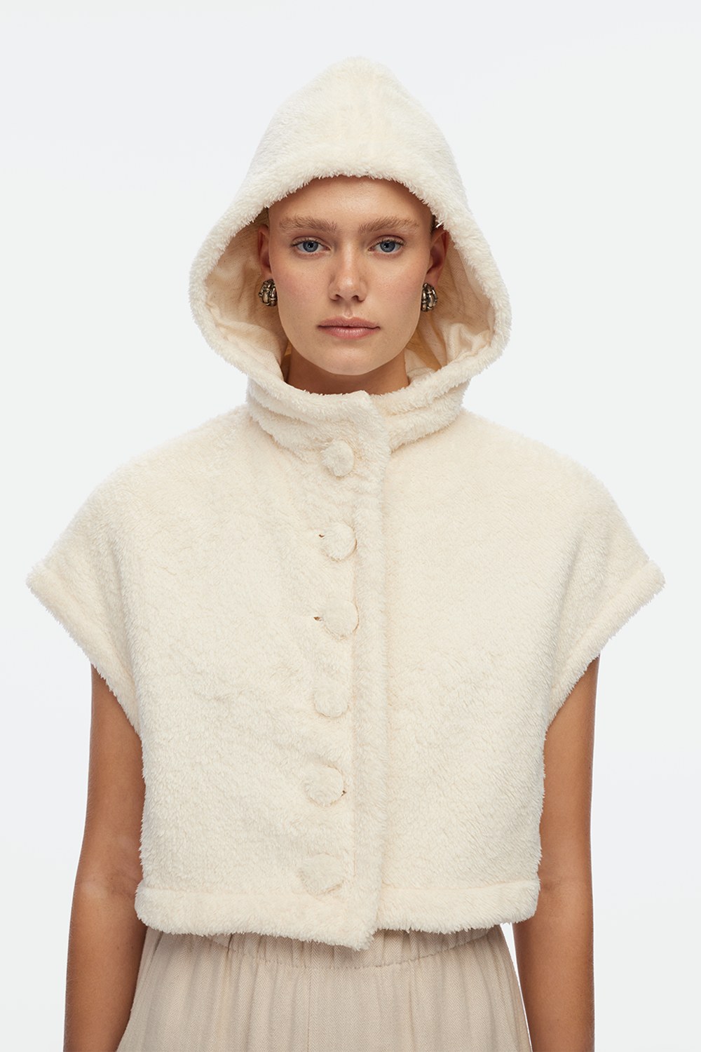 Sherpa Crop Waiscoat
