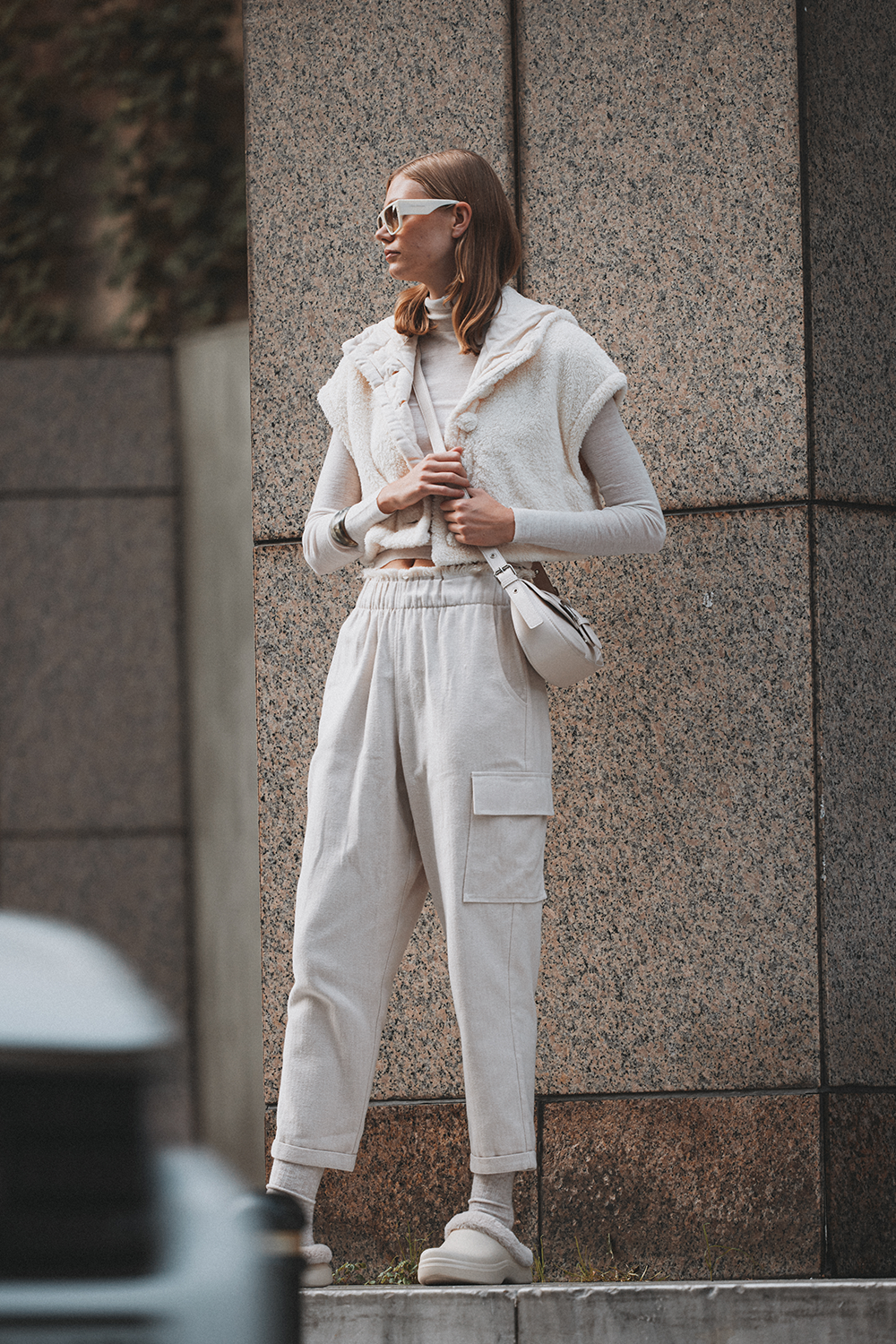 Sherpa Crop Waiscoat