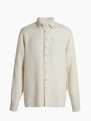 Men's Crinkle Linen Shirt