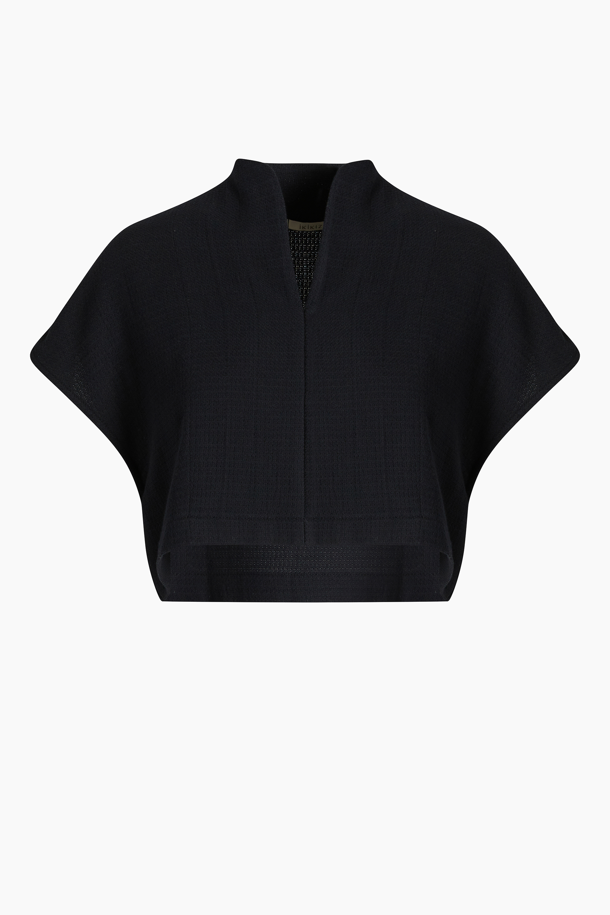 Cotton Black Crop T-Shirt