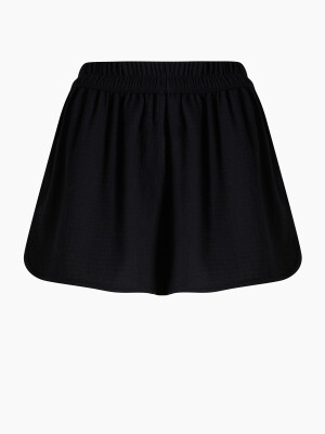 Cotton Black Shorts