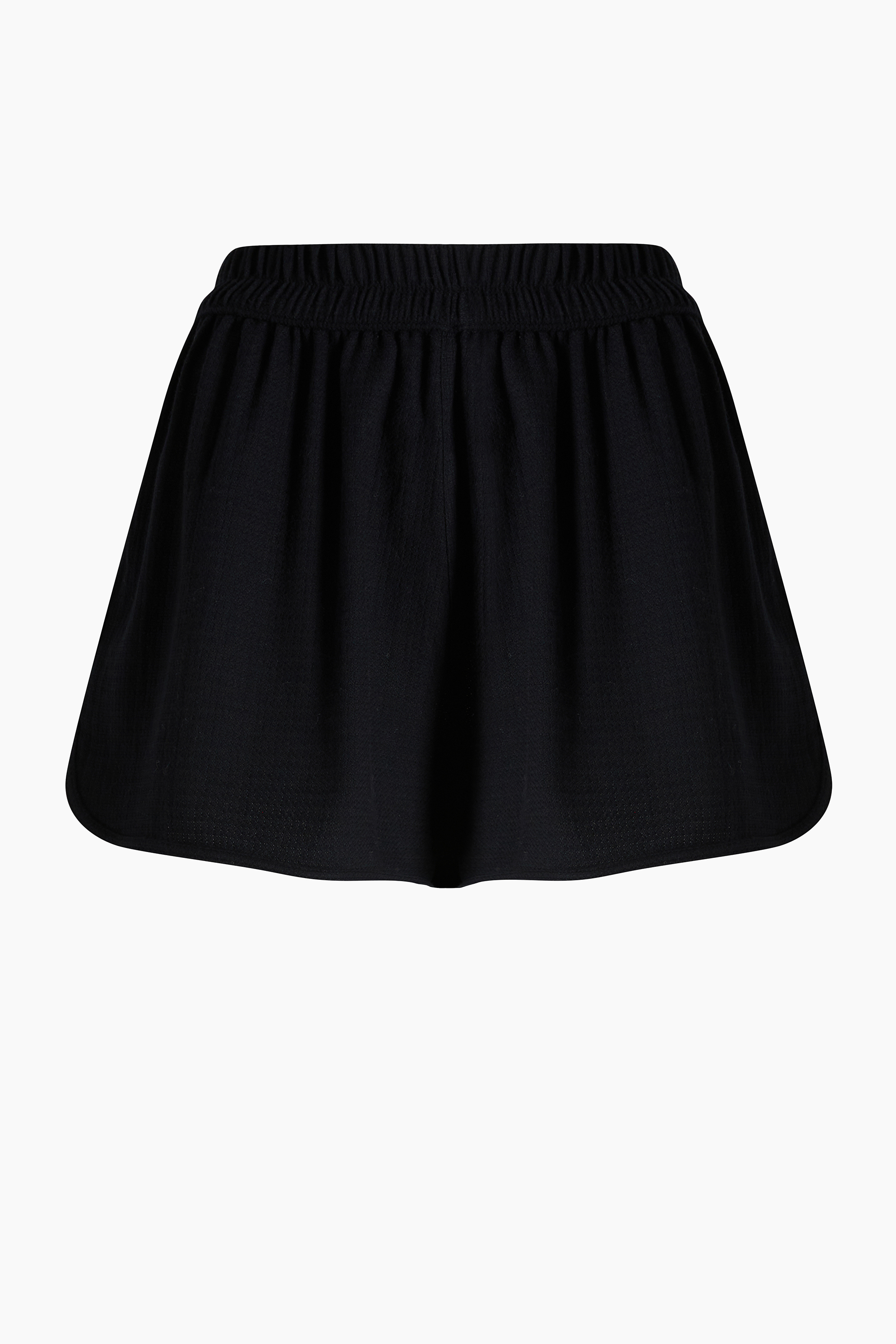 Cotton Black Shorts