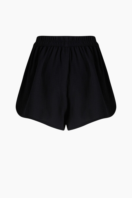 Cotton Black Shorts