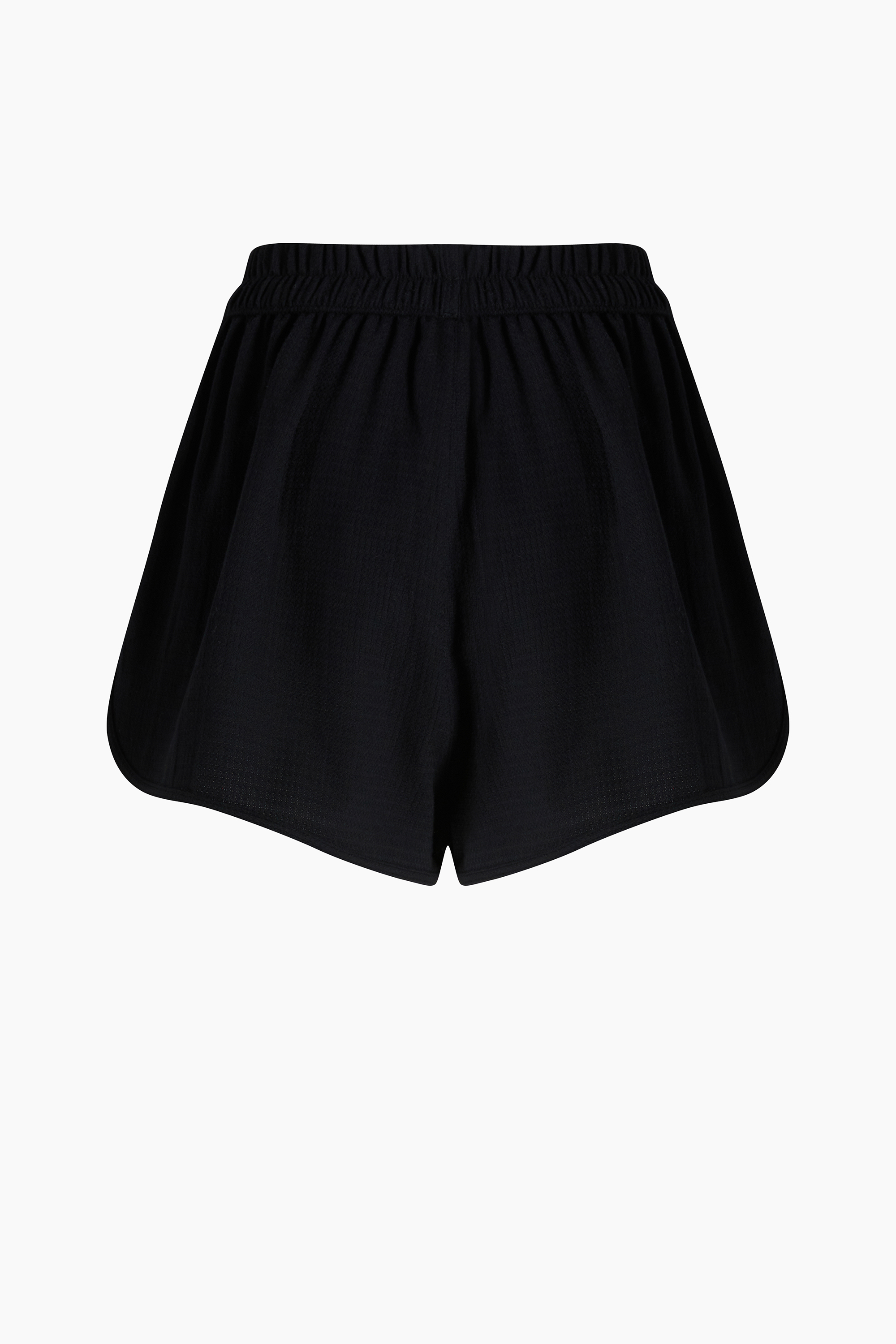 Cotton Black Shorts