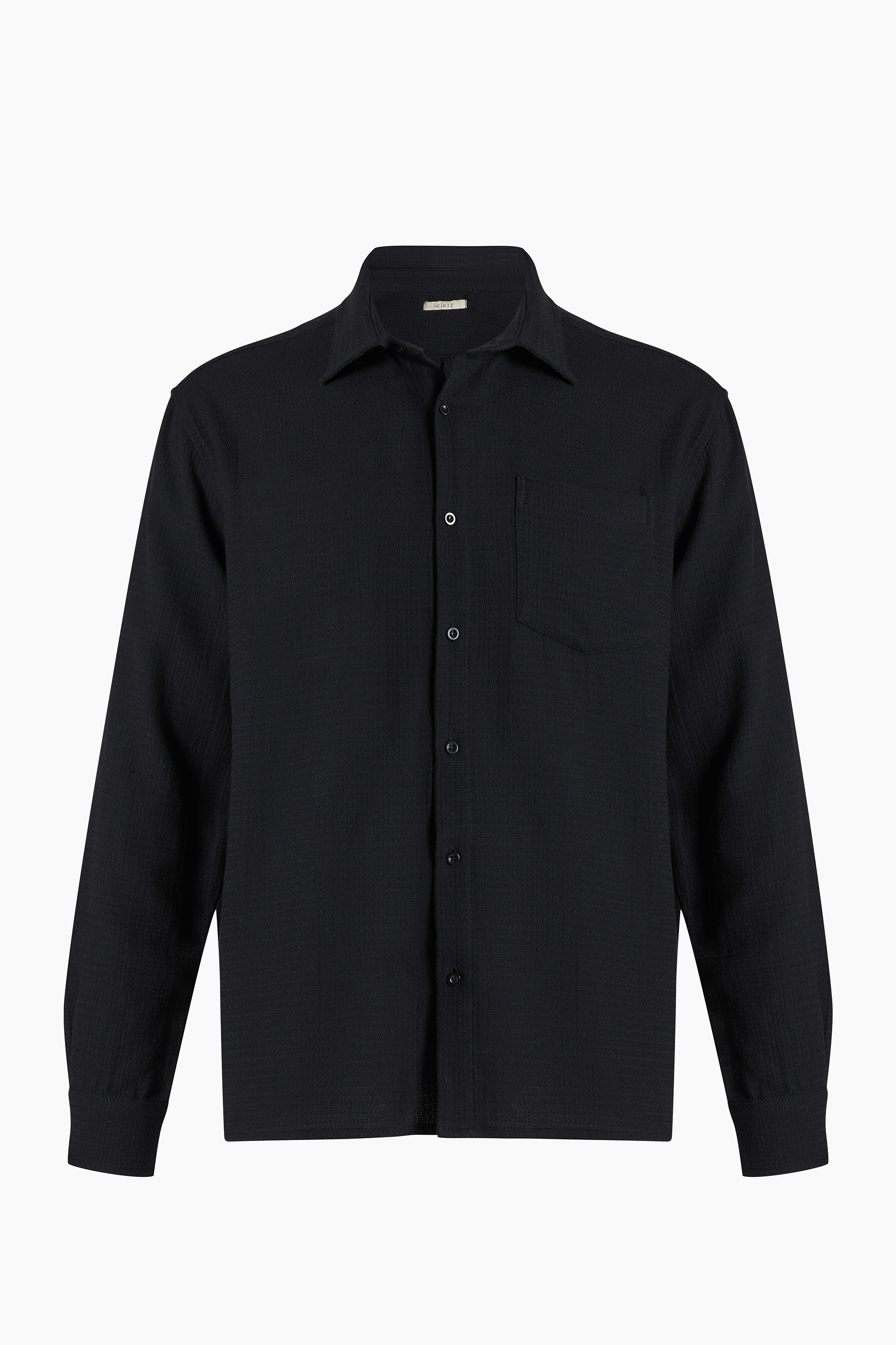 Men's Cotton Black Shirt