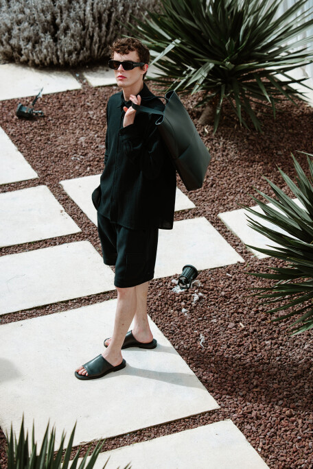 Men's Cotton Black Shorts